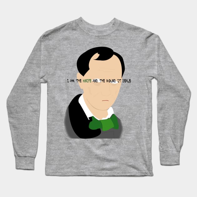 Baudelaire Long Sleeve T-Shirt by Creotumundo